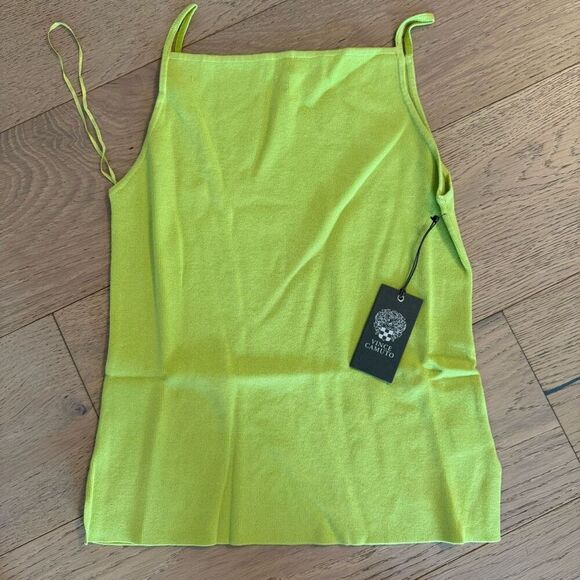 $68 Vince Camuto Women's Ribbed Sleeveless Sweater Tank Top size small m9 - Picture 2 of 5